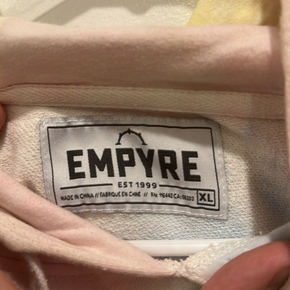 Empire hoodie size xl loose for comfy cozy tie dye - Picture 3 of 4